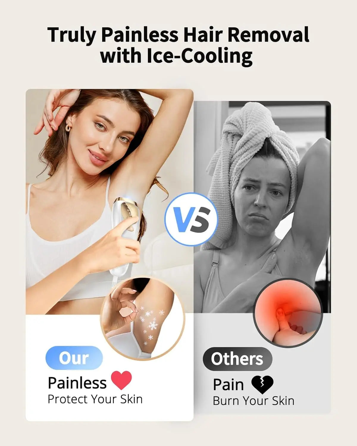 JOOYEE IPL Hair Removal Device With Auto Flash 9 Gear