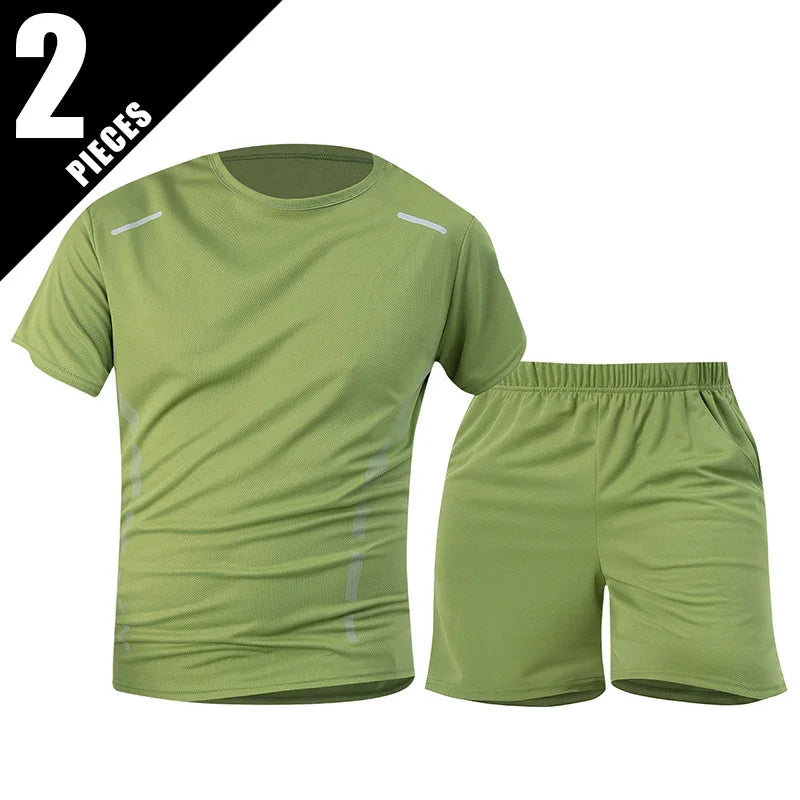 Guizhou Quick Dry Two Piece Summer Sports Set For Men