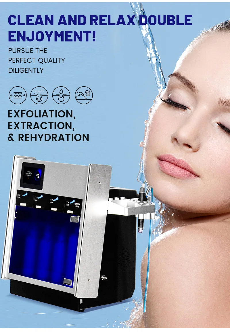 Myoslim Oxygenation Facial Hydradermabrasion Machine For Skin Care