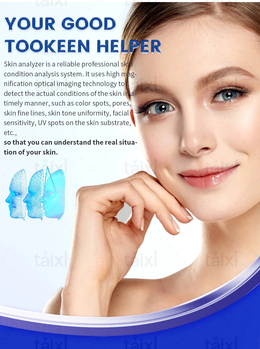 TAIXL AISIA Q1 3D AI Facial Analyzer With Cloud Sync