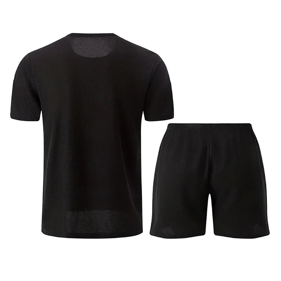 Guizhou Quick Dry Mens Summer Sports Shirt And Shorts