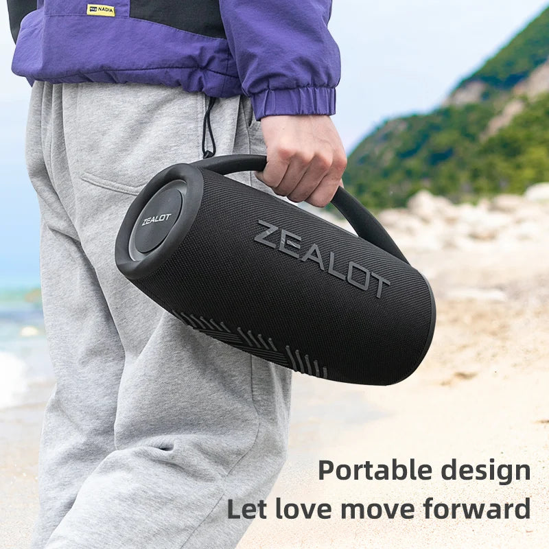 ZEALOT S97 80W Bluetooth Speaker With RGB Lights Subwoofer