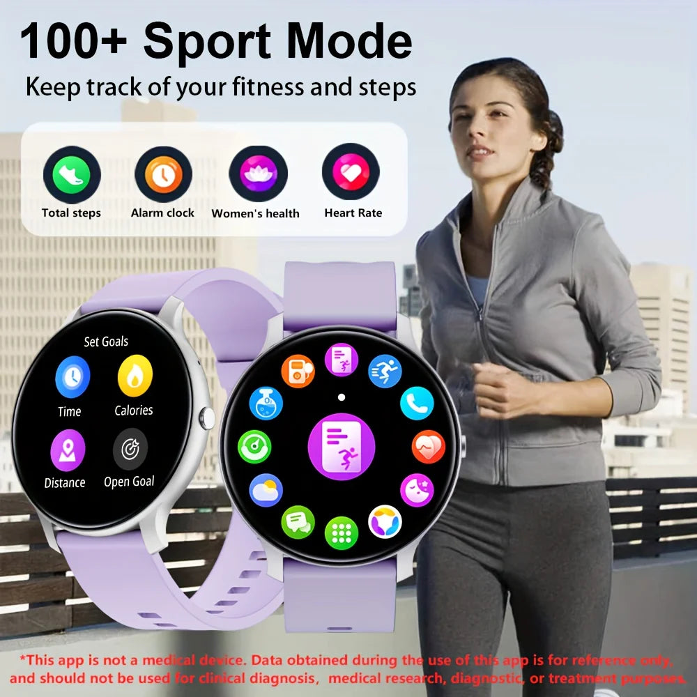 KESHUYOU Smart Watch For Women Bluetooth Health Heart Rate