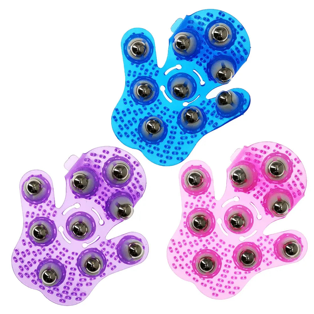 Dawndesslo Roller Ball Body Massage Glove For Muscle Pain Relief
