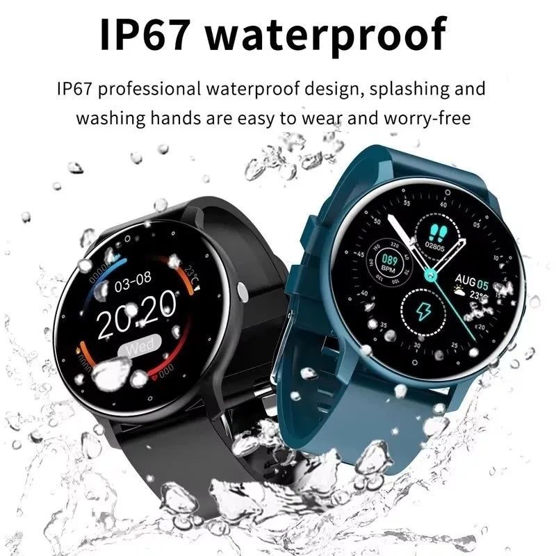 LIGE Smart Watch Men Fitness Tracker IP67 Waterproof Bluetooth