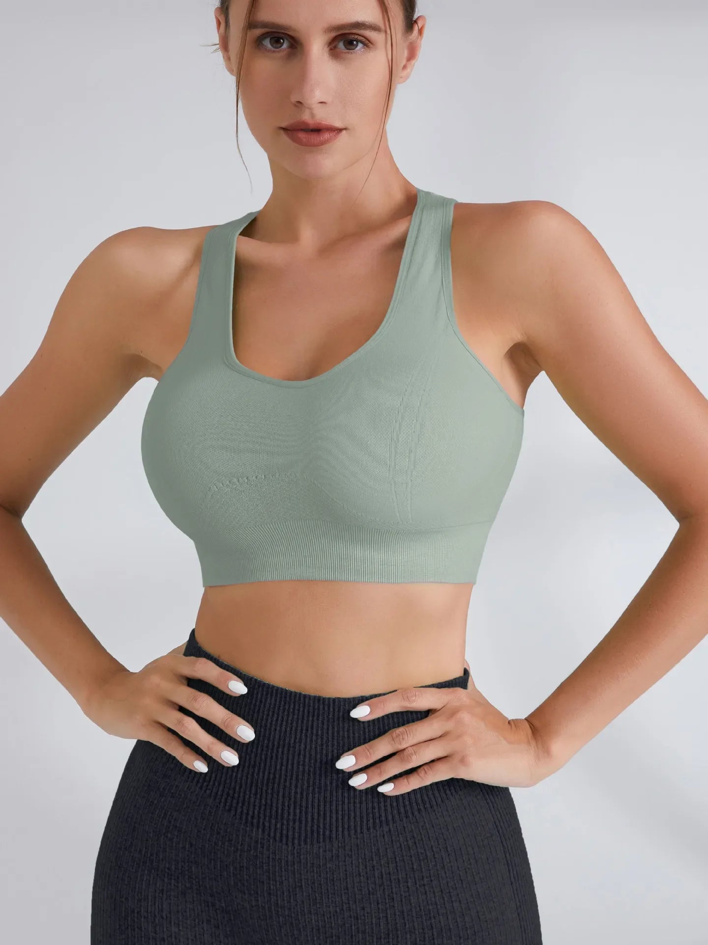Hebei Quick Dry Yoga Top With Pocket For Women Sportswear