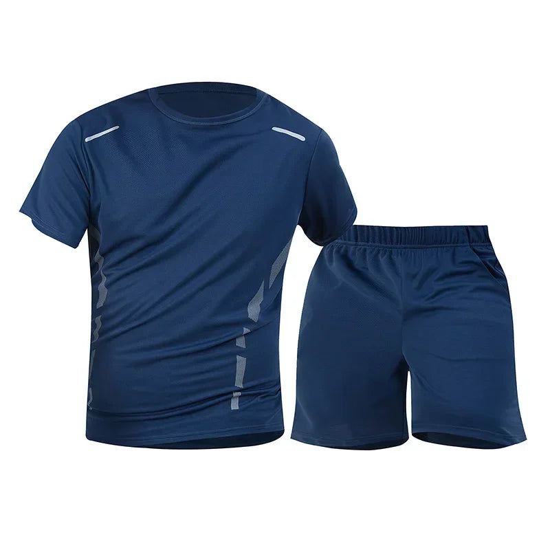 Guizhou Quick Dry Two Piece Summer Sports Set For Men