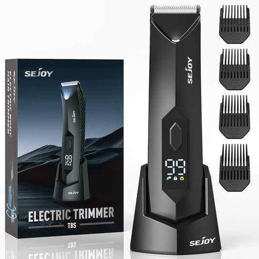 Sejoy T8S Electric Groin Hair Trimmer For Men Waterproof