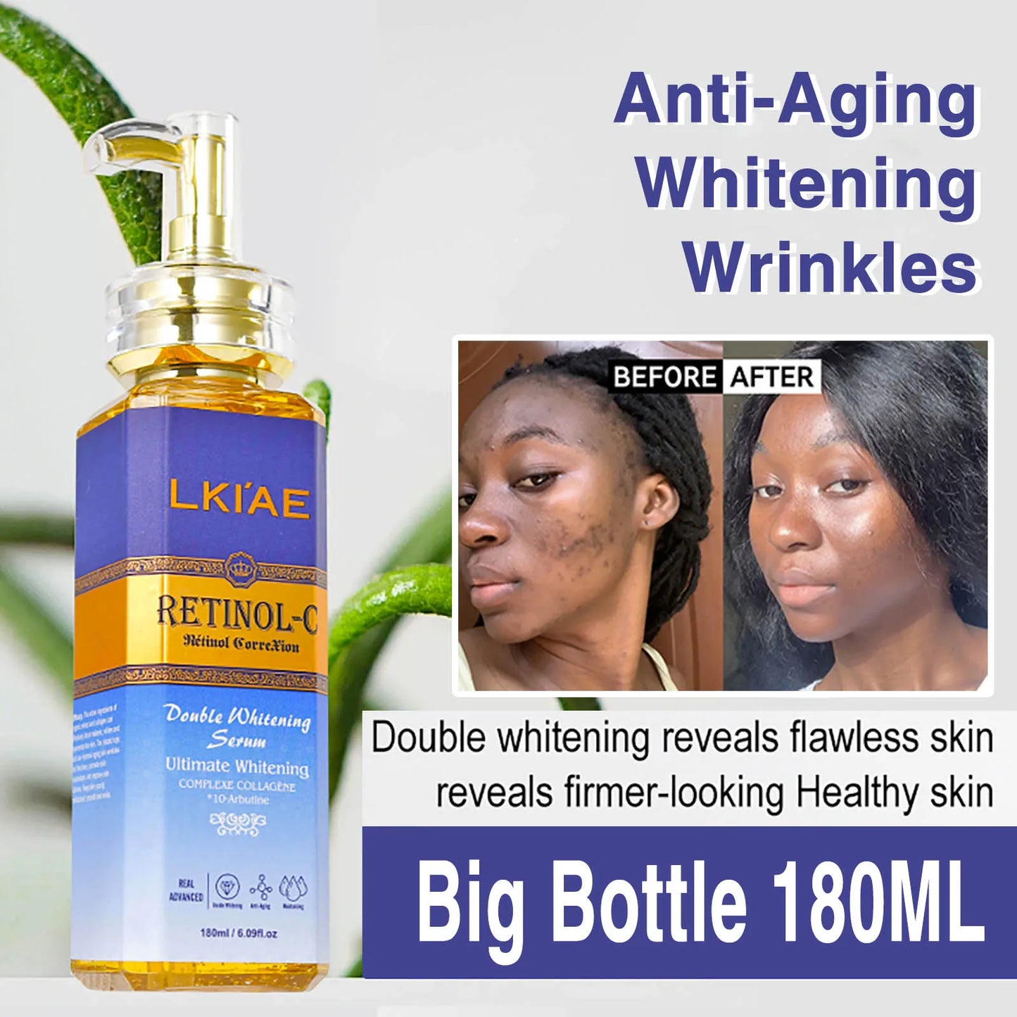 AILKE Advanced Retinol Whitening Skin Care Set For All Skin Types