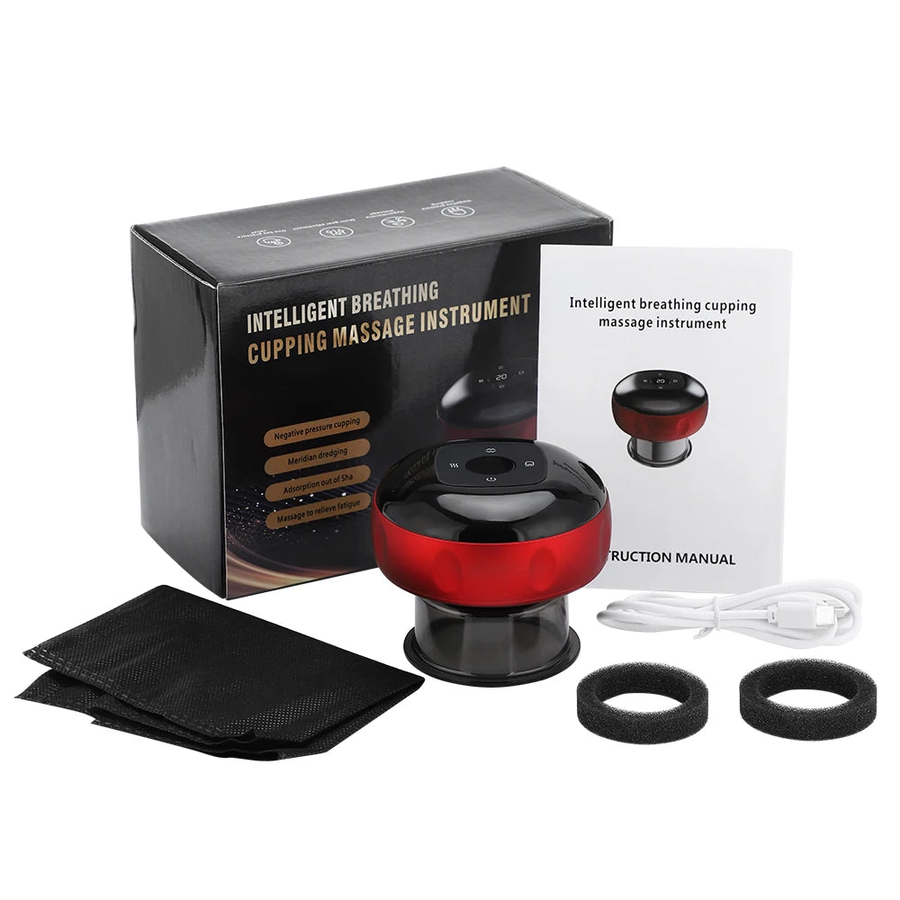 Agdoad Smart Cupping Therapy Device With 12 Levels Temperature