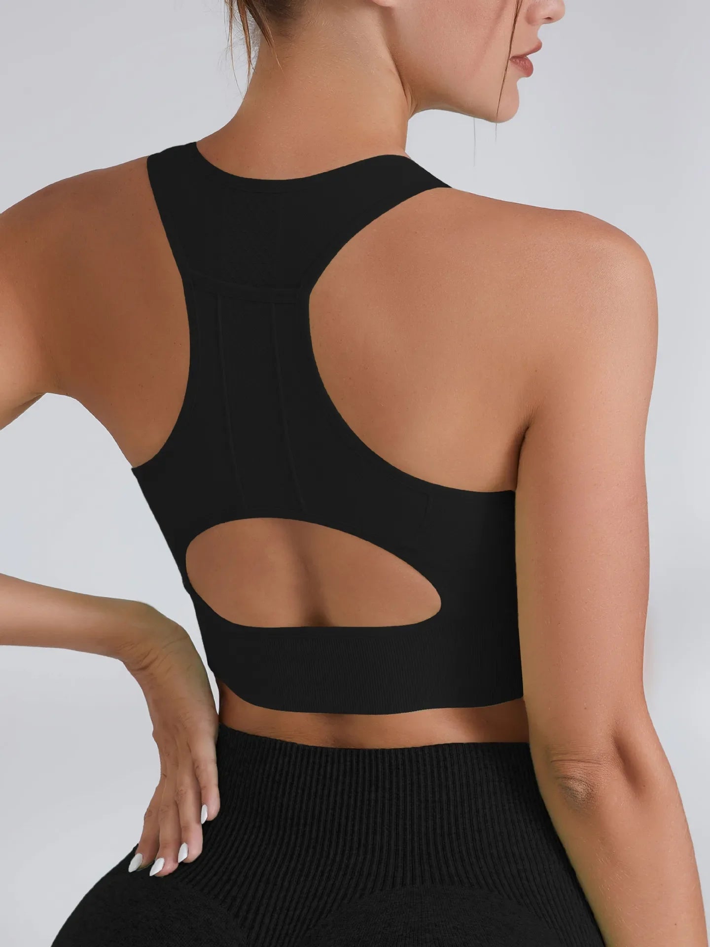Hebei Quick Dry Yoga Top With Pocket For Women Sportswear