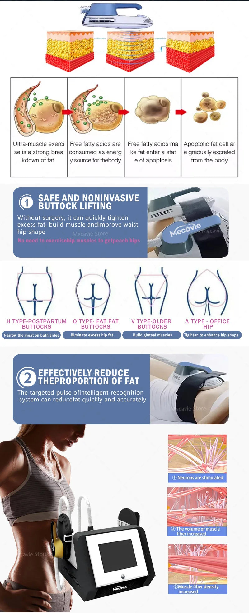 Emsnova 2 In 1 Muscle Builder Slimming Trainer For Contouring