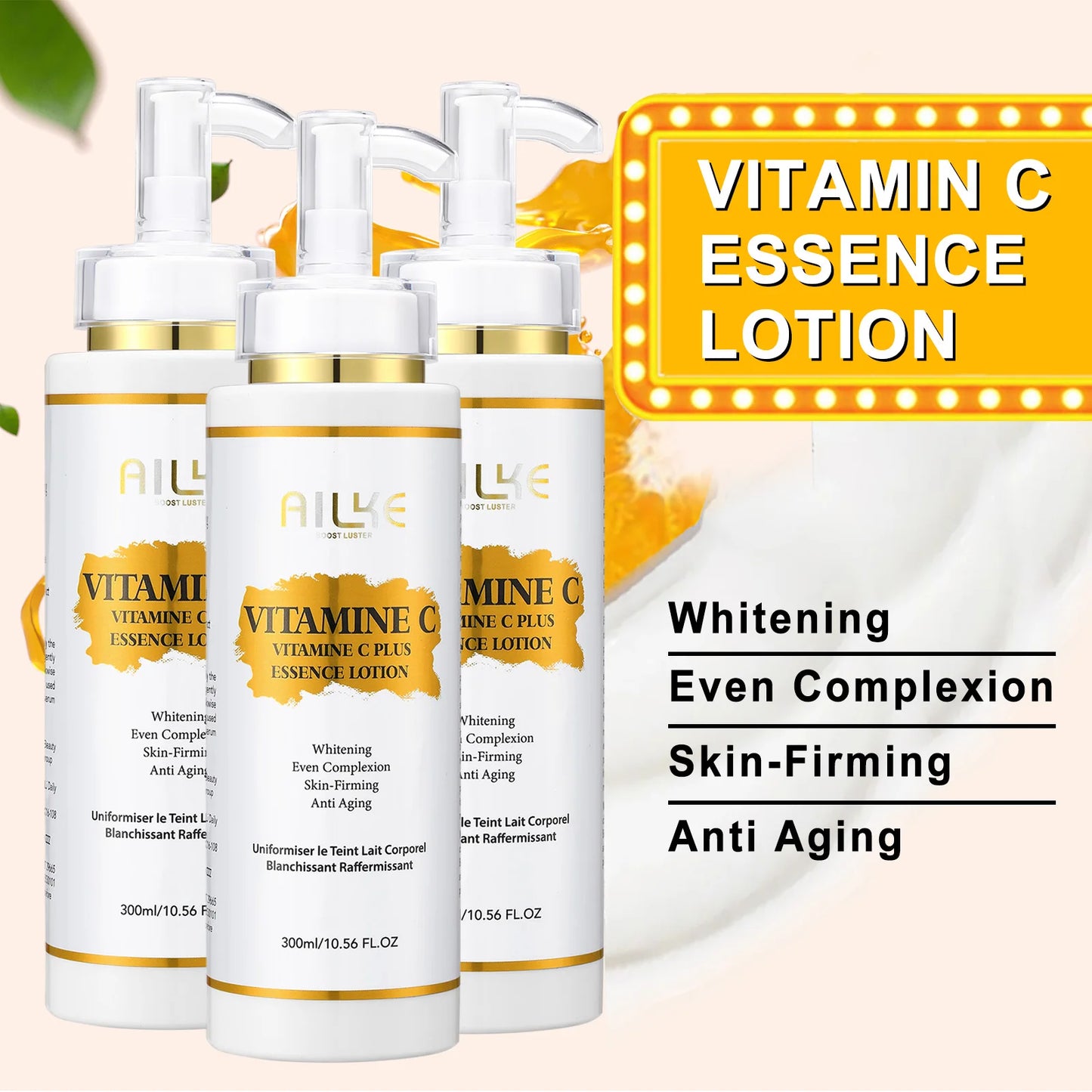 AILKE Vitamin C Skin Care Set Brightening Soap And Serum