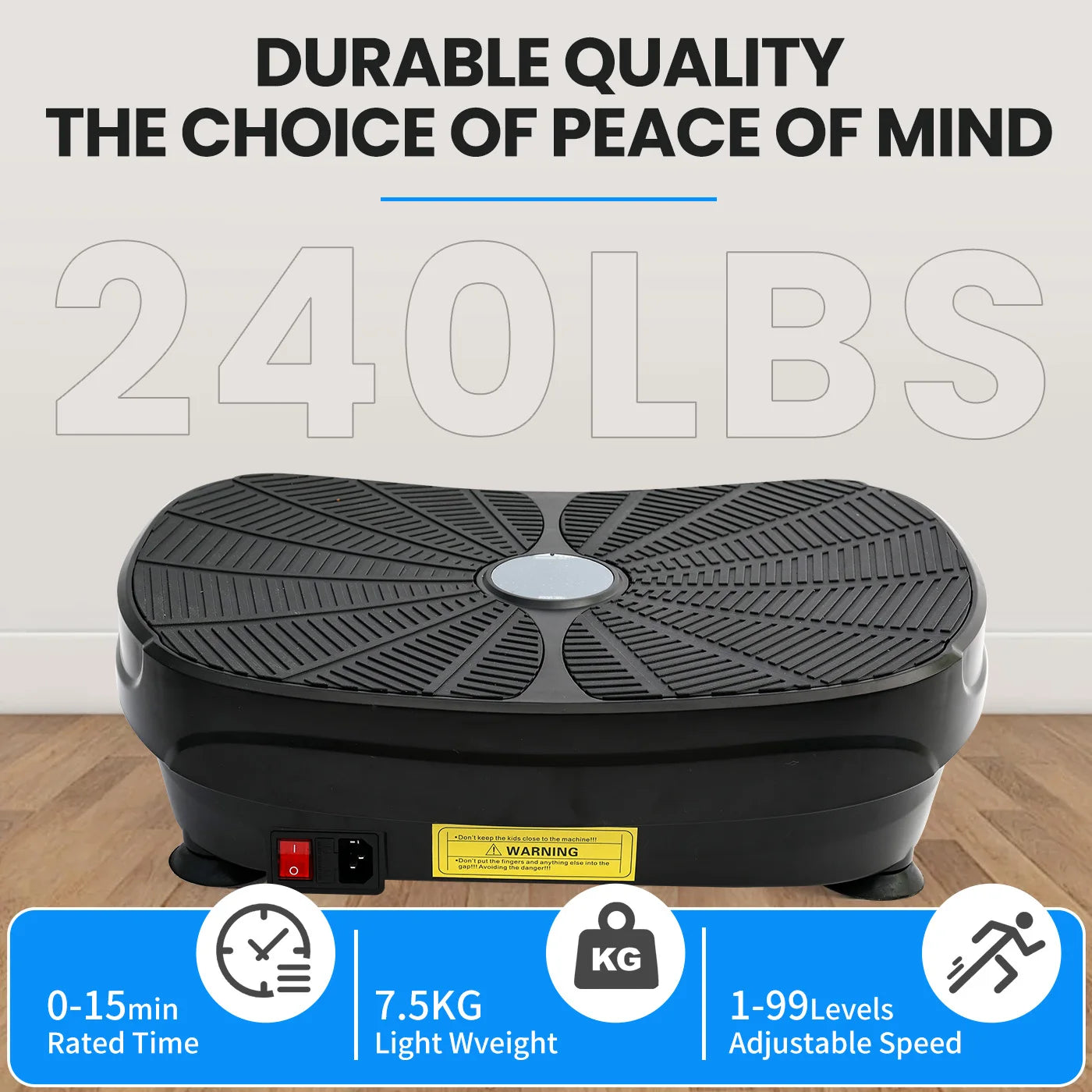 Vibration Plate Exercise Machine For Whole Body Workout And Slimming