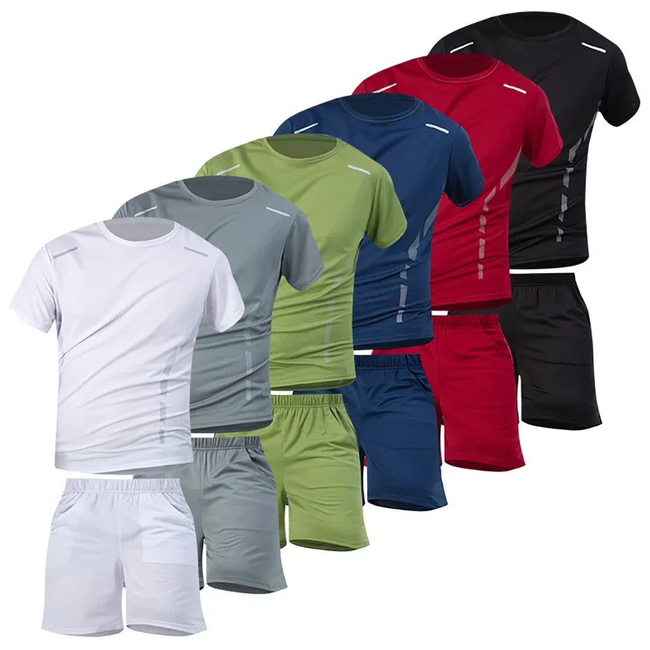 Guizhou Quick Dry Two Piece Summer Sports Set For Men