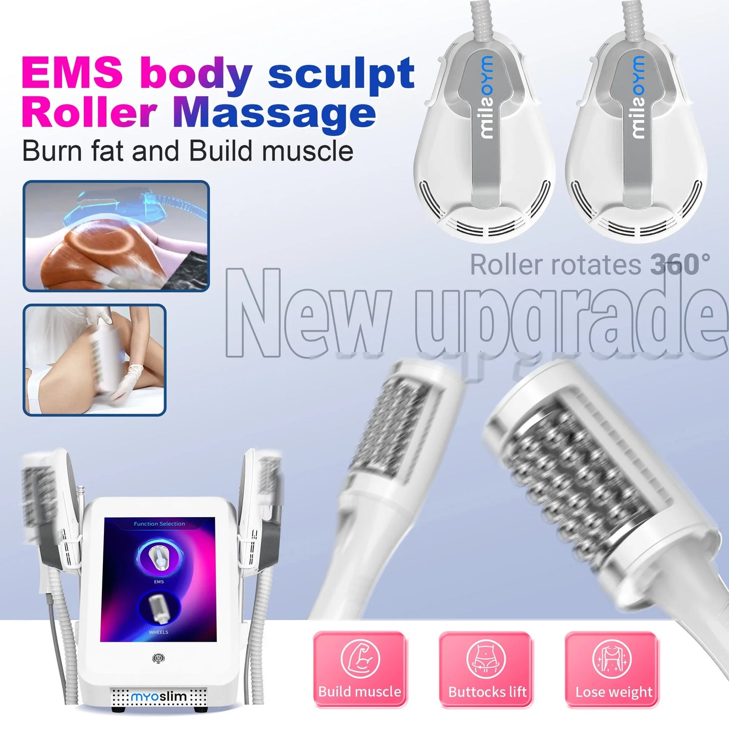 Myoslim 2-In-1 Vacuum Massage For Body Fat Reduction And Relaxation