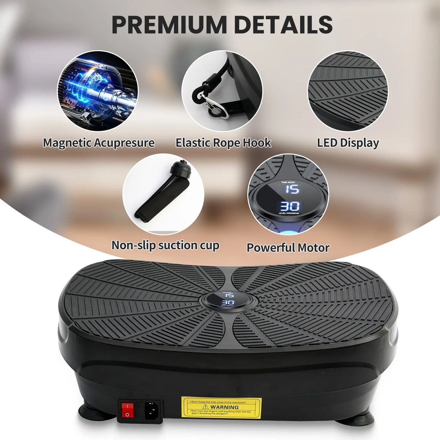 Vibration Plate Exercise Machine For Whole Body Workout And Slimming