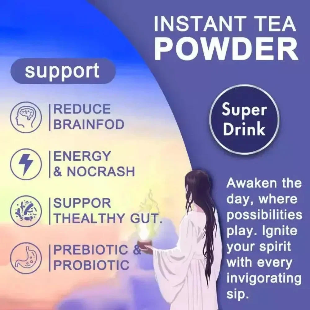 SOOMIIG Yerba Mate Powder Supports Energy Gut Health