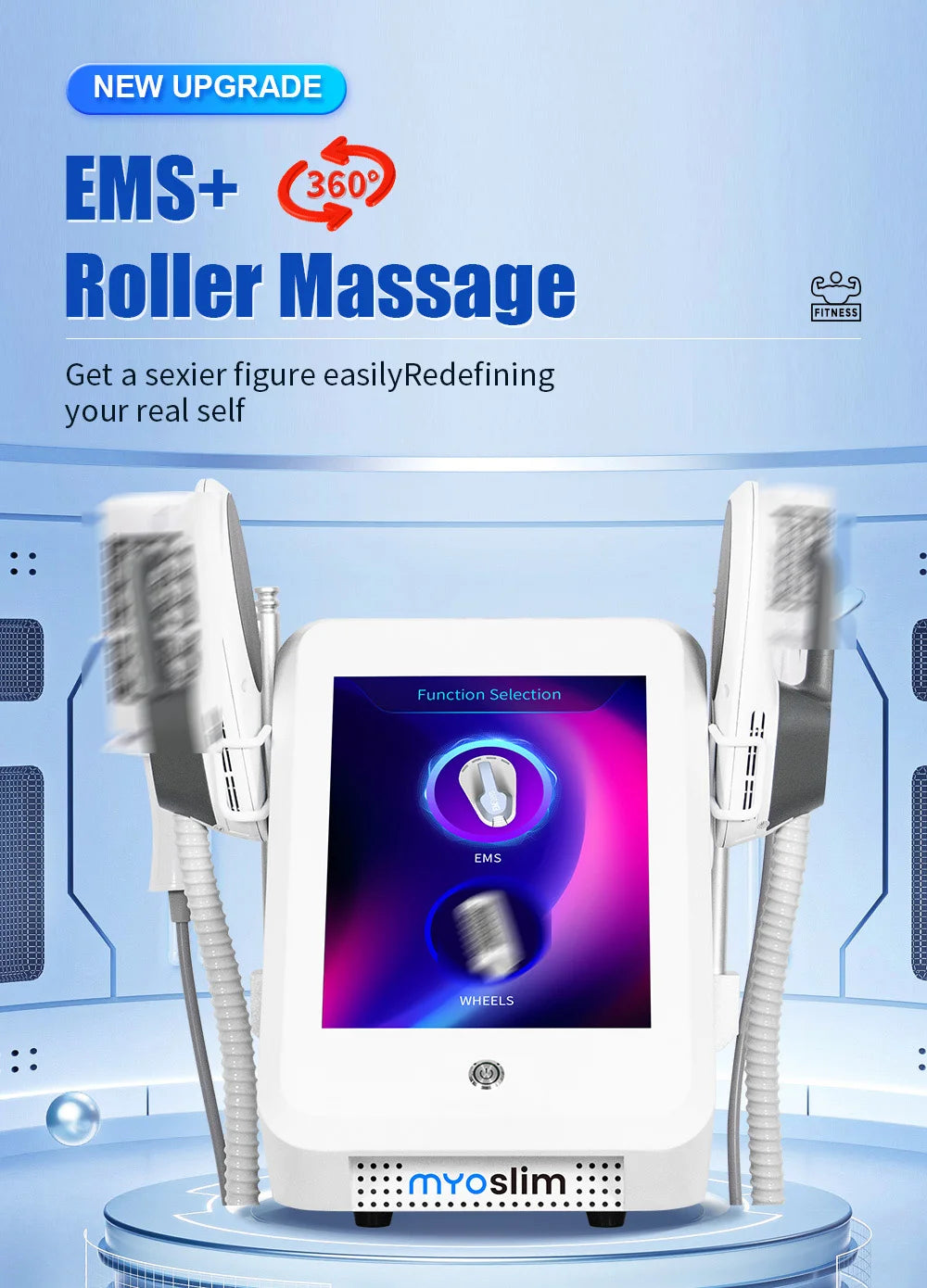 Myoslim 2-In-1 Vacuum Massage For Body Fat Reduction And Relaxation