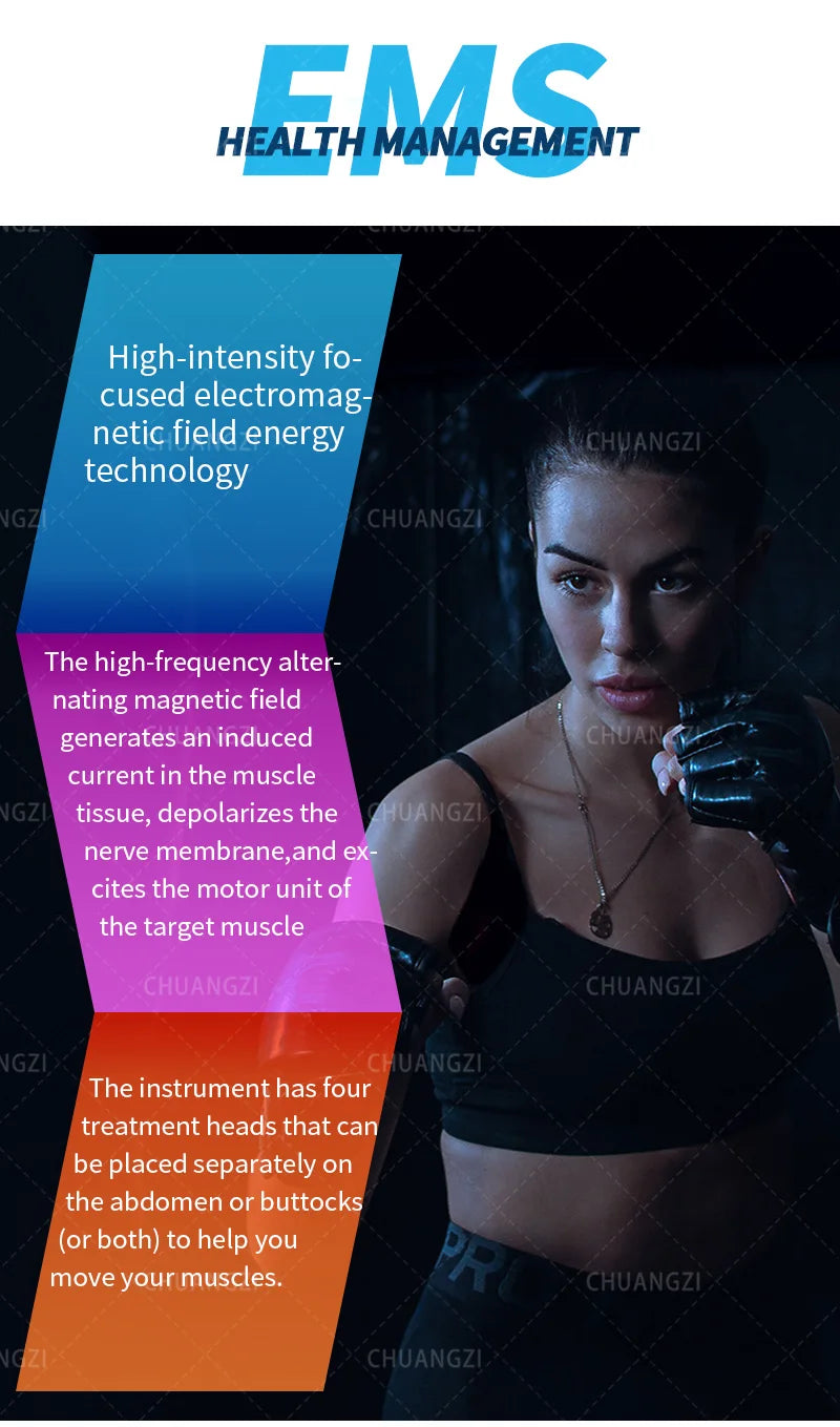 Myoslim EMS Body Sculpt RF Slimming Machine For Muscle Building