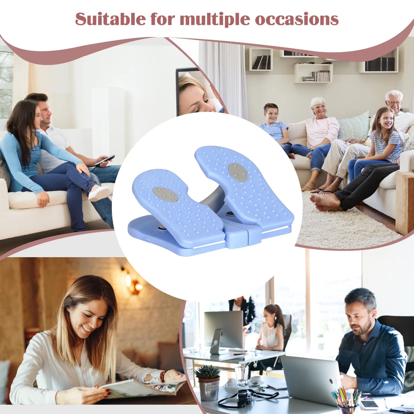 Alloet Portable Mini Leg Stretch Board For Home Fitness Equipment