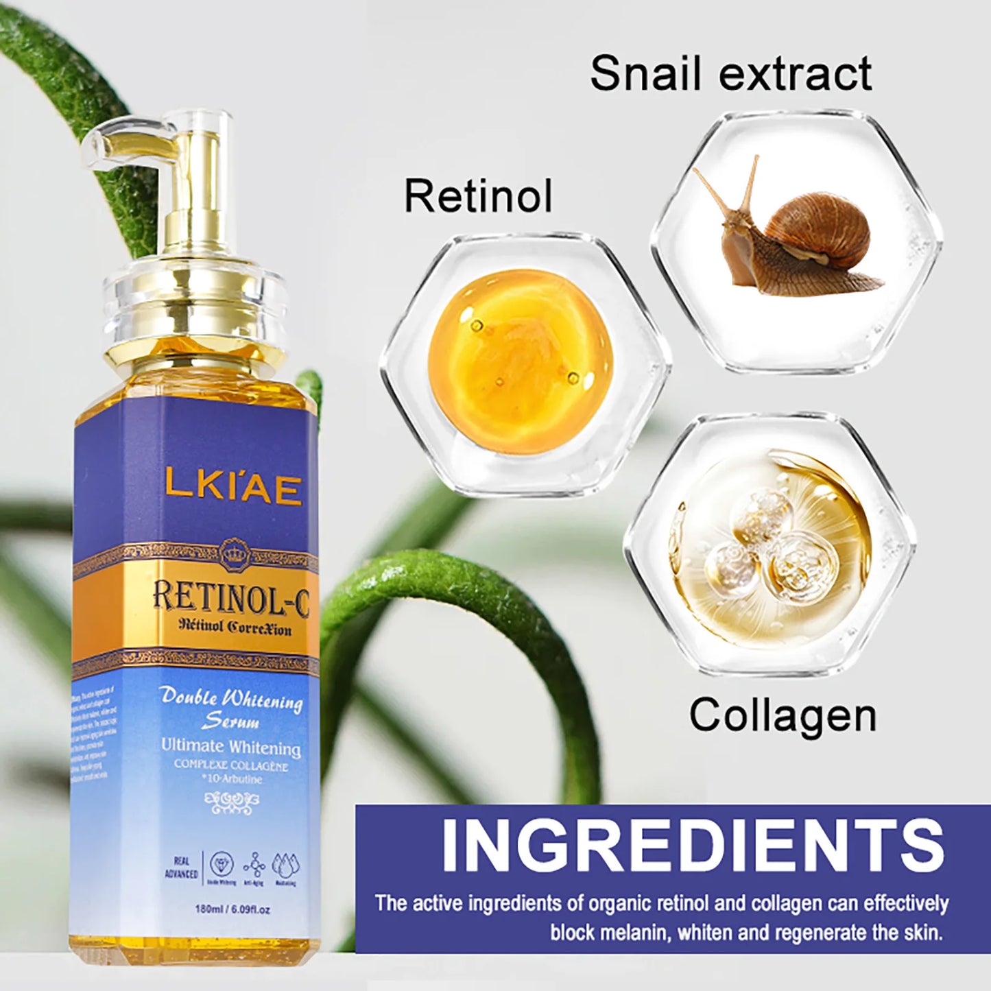 AILKE Advanced Retinol Whitening Skin Care Set For All Skin Types