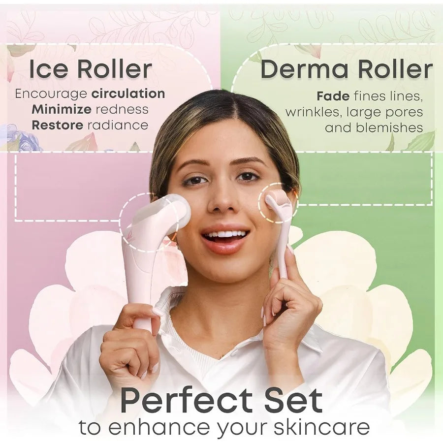 Hign-concerned Derma Roller Ice Roller 2 In 1 Facial Care