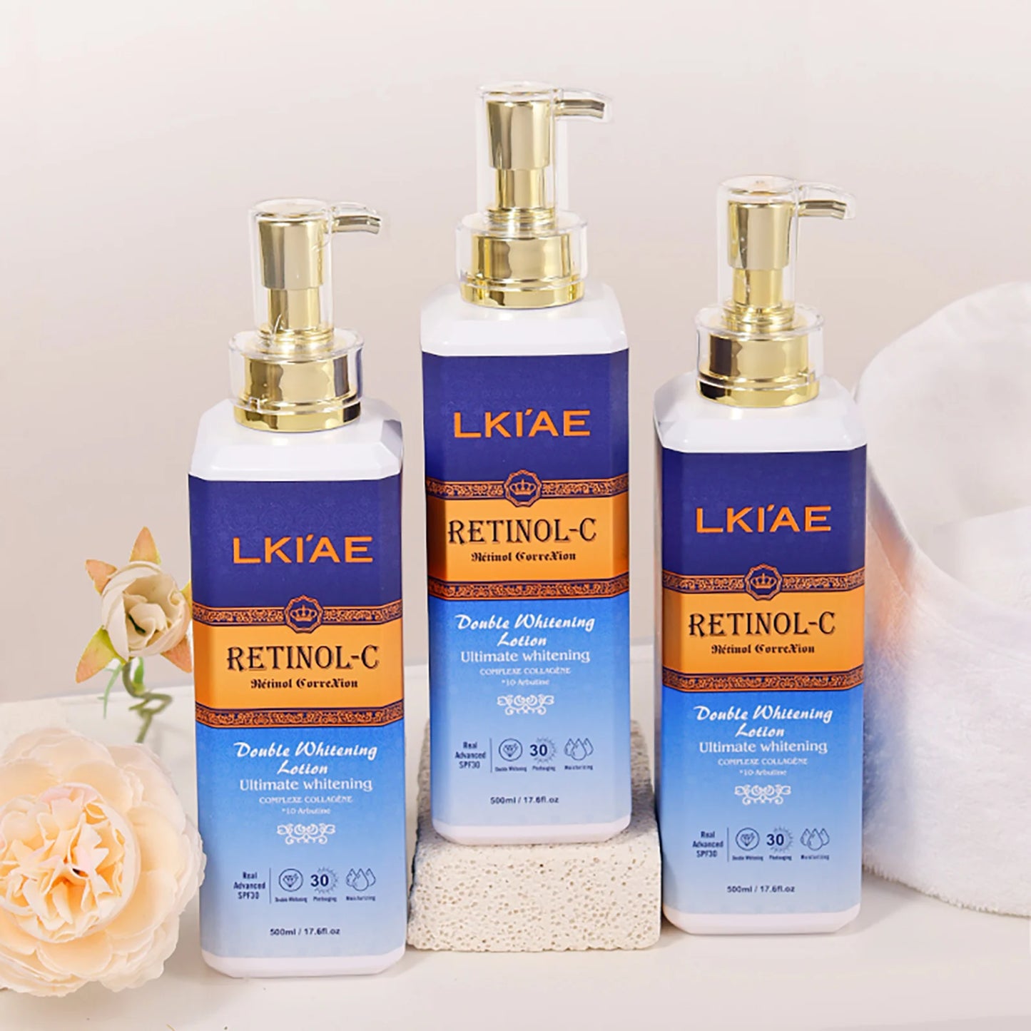 AILKE Advanced Retinol Whitening Skin Care Set For All Skin Types