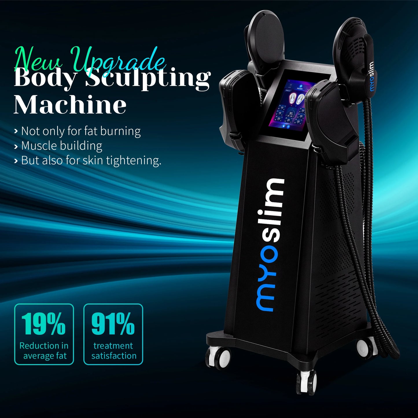 Myoslim EMS RF 6500W Body Slimming Sculpting Machine
