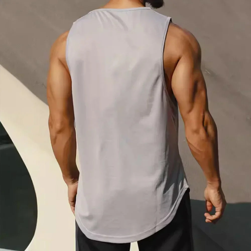 GACAYALLCN Mens Gym Tank Top Quick Dry Sports Shirt