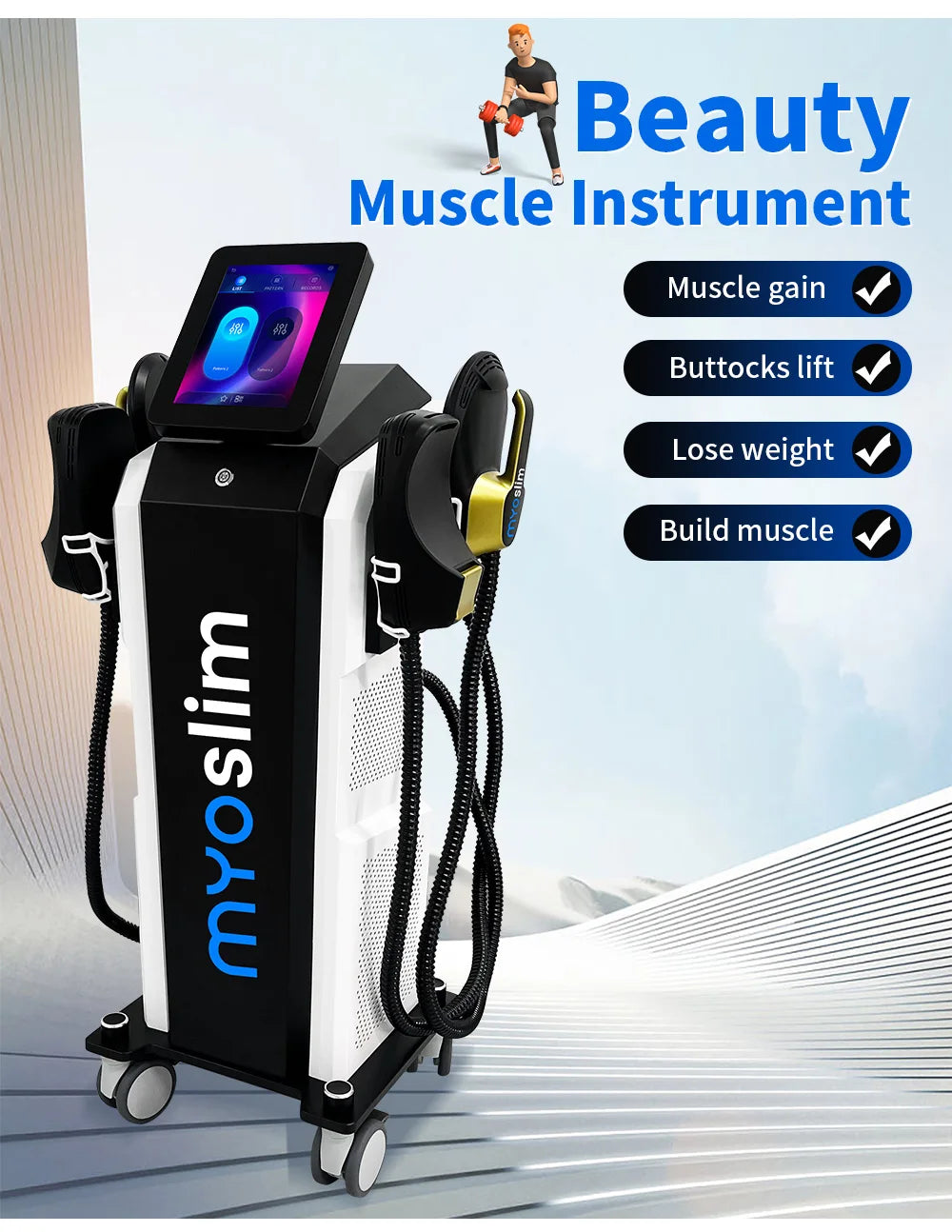 Myoslim EMS Body Sculpt Machine for Contouring and Weight Loss