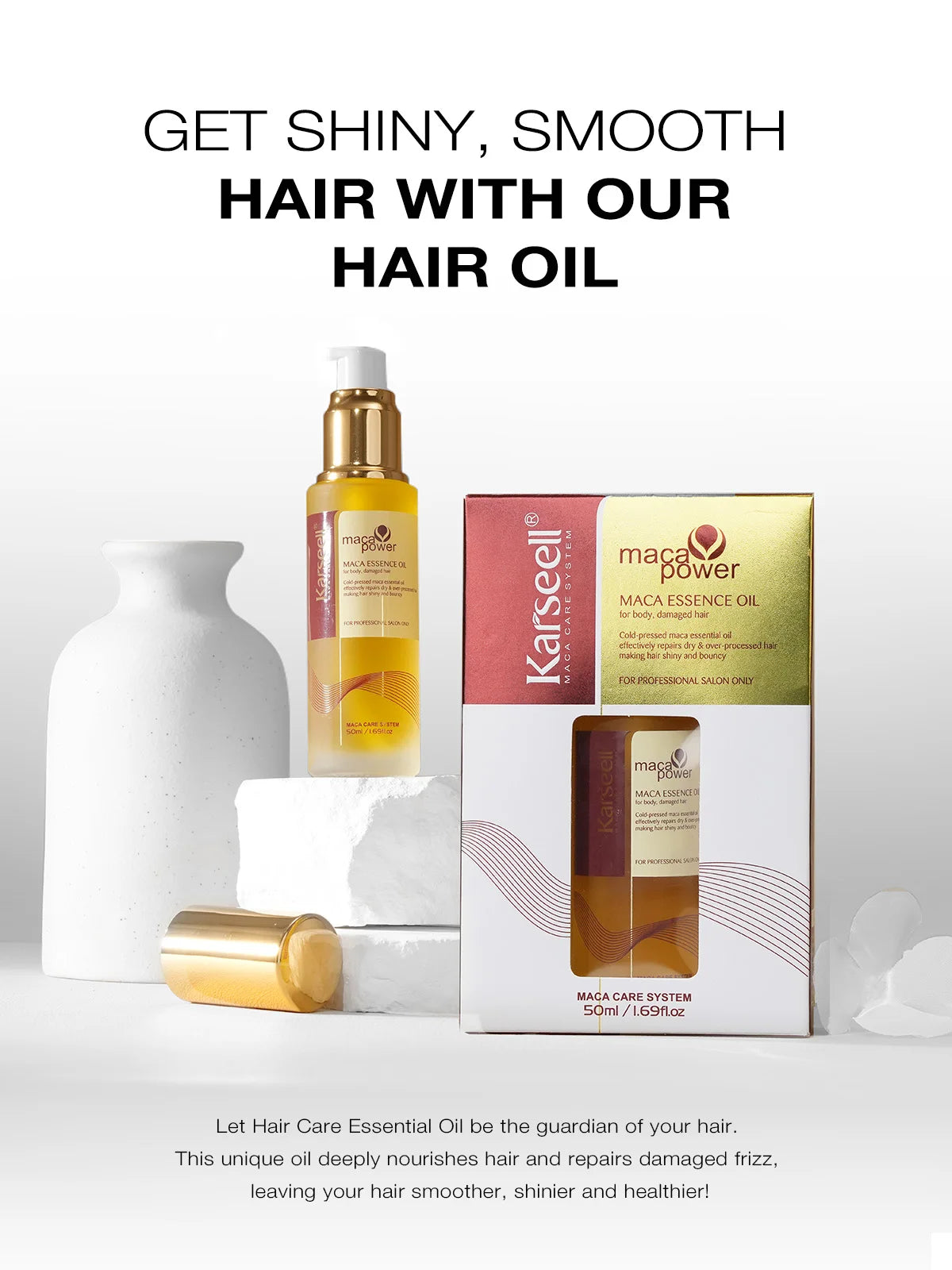 Karseell Moroccan Argan Oil Hair Serum for Damaged Hair
