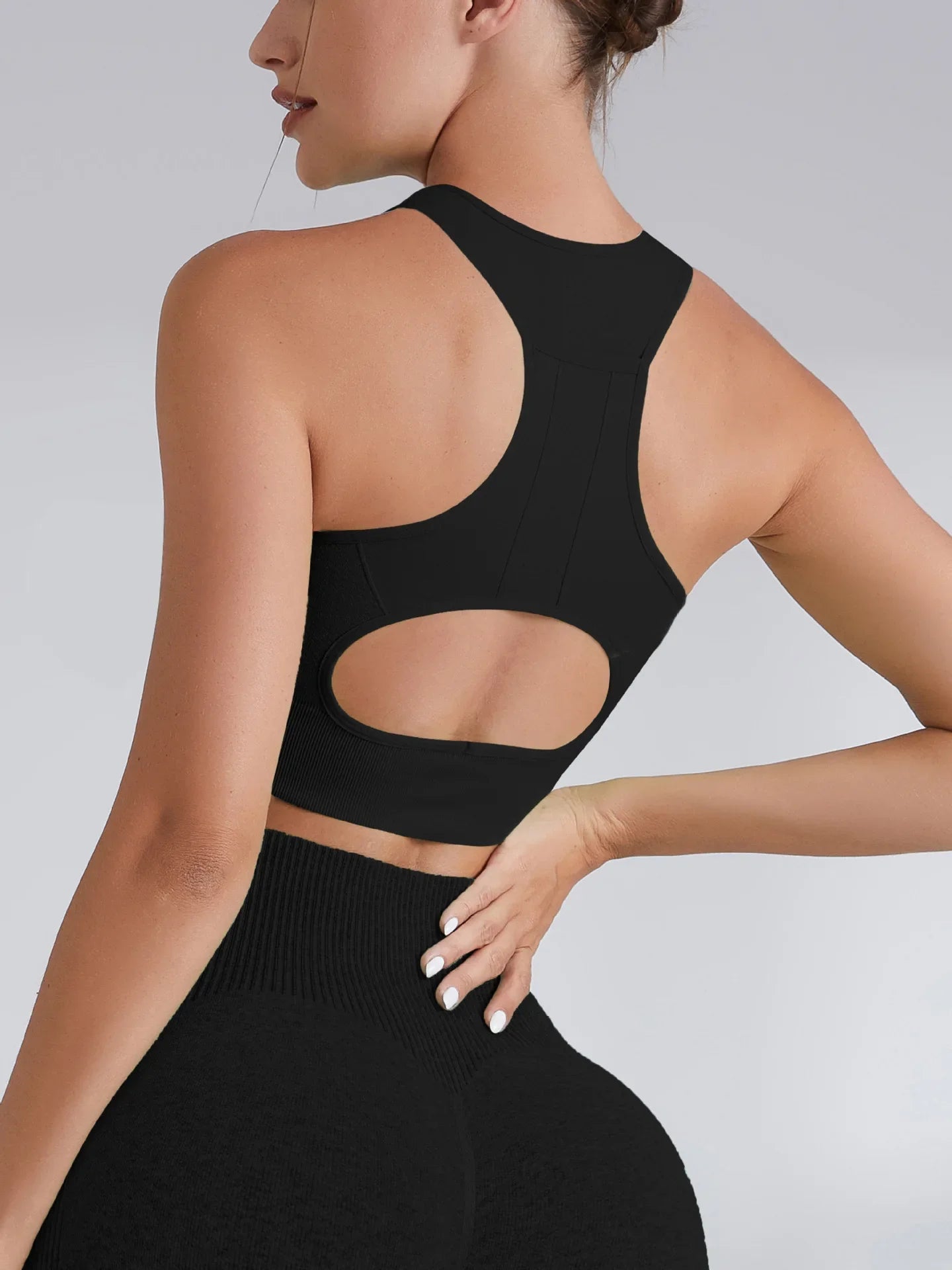 Hebei Quick Dry Yoga Top With Pocket For Women Sportswear