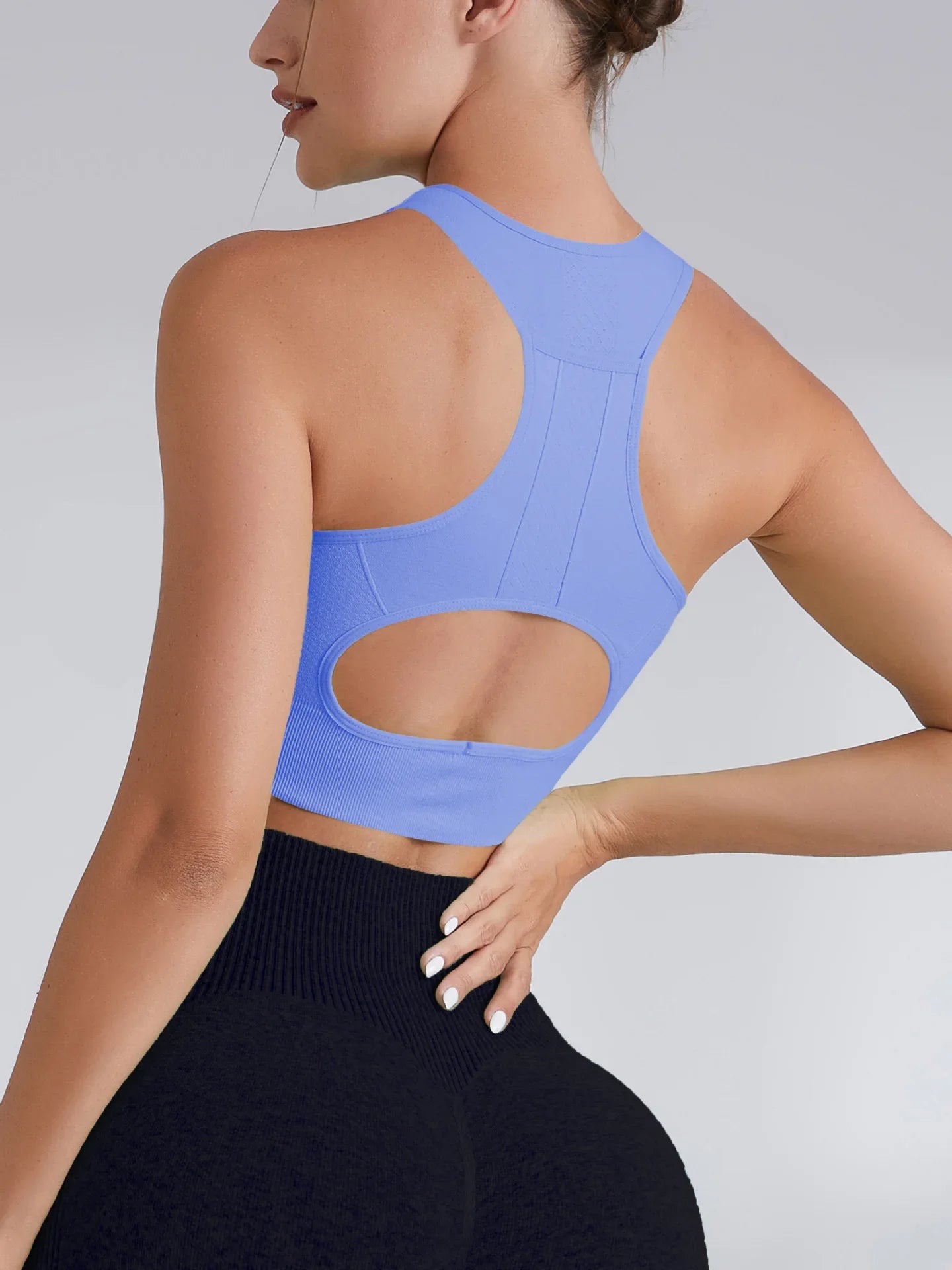 Hebei Quick Dry Yoga Top With Pocket For Women Sportswear