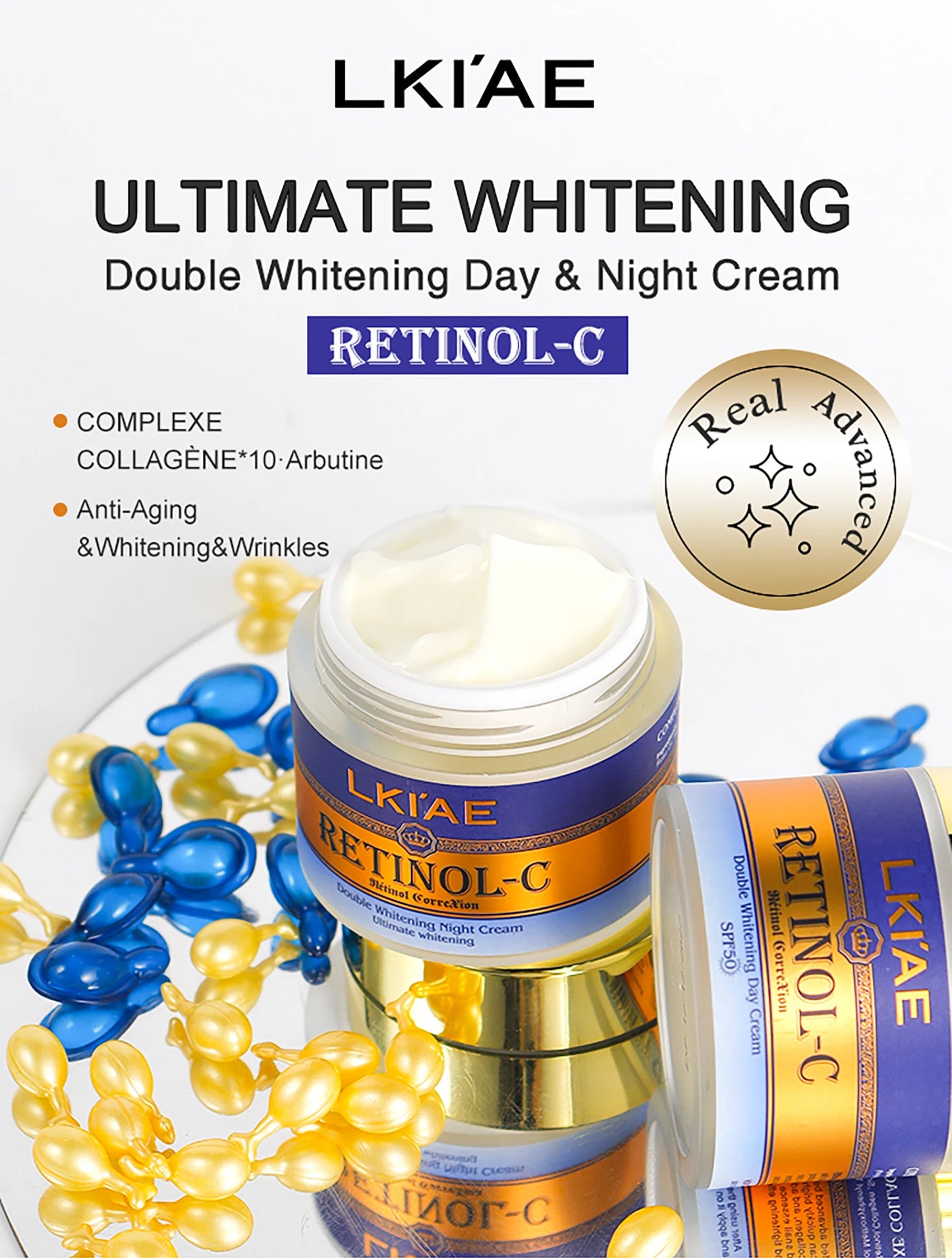 AILKE Advanced Retinol Whitening Skin Care Set For All Skin Types