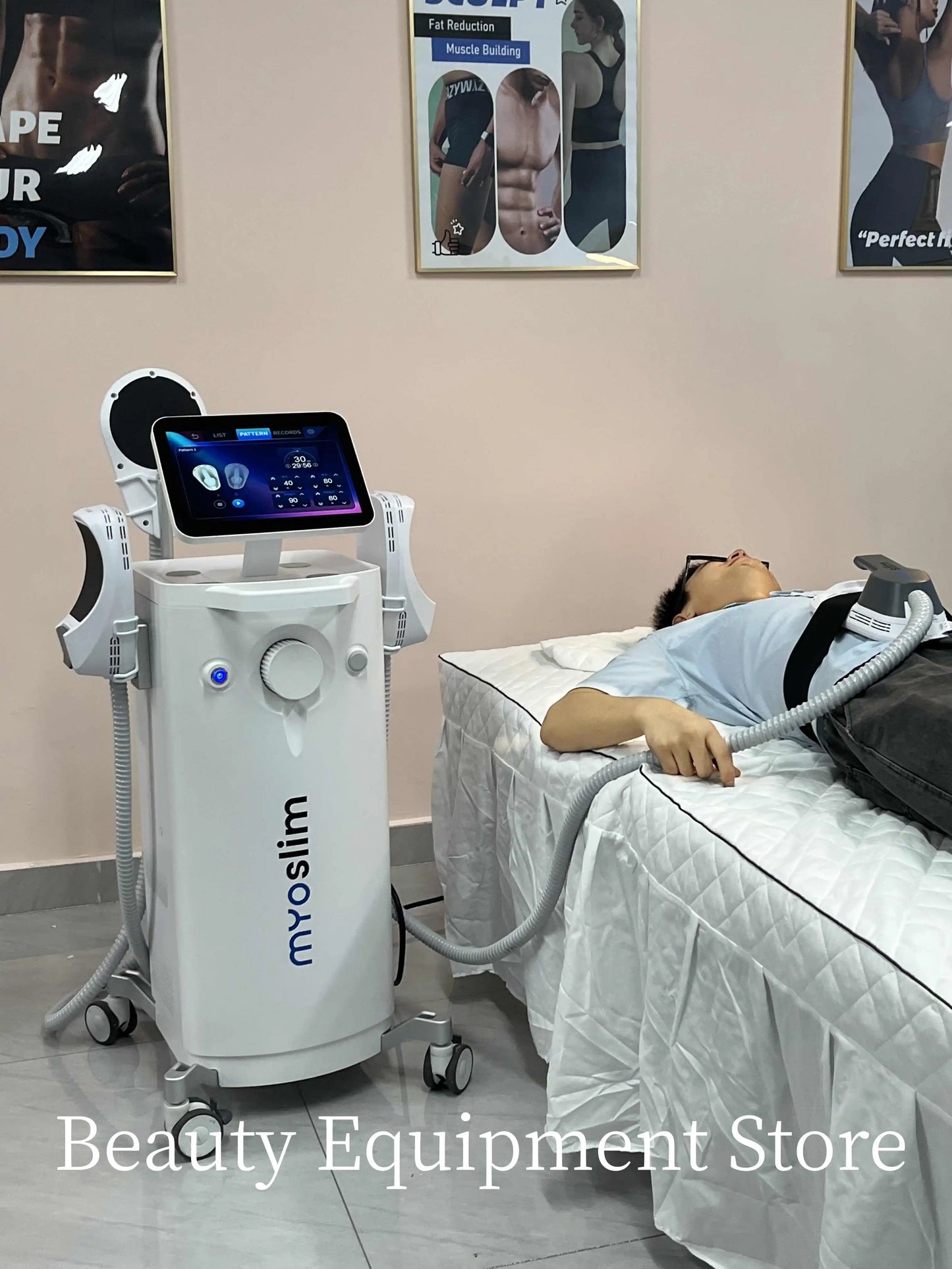 Myoslim EMS Body Sculpt RF Slimming Machine For Muscle Building