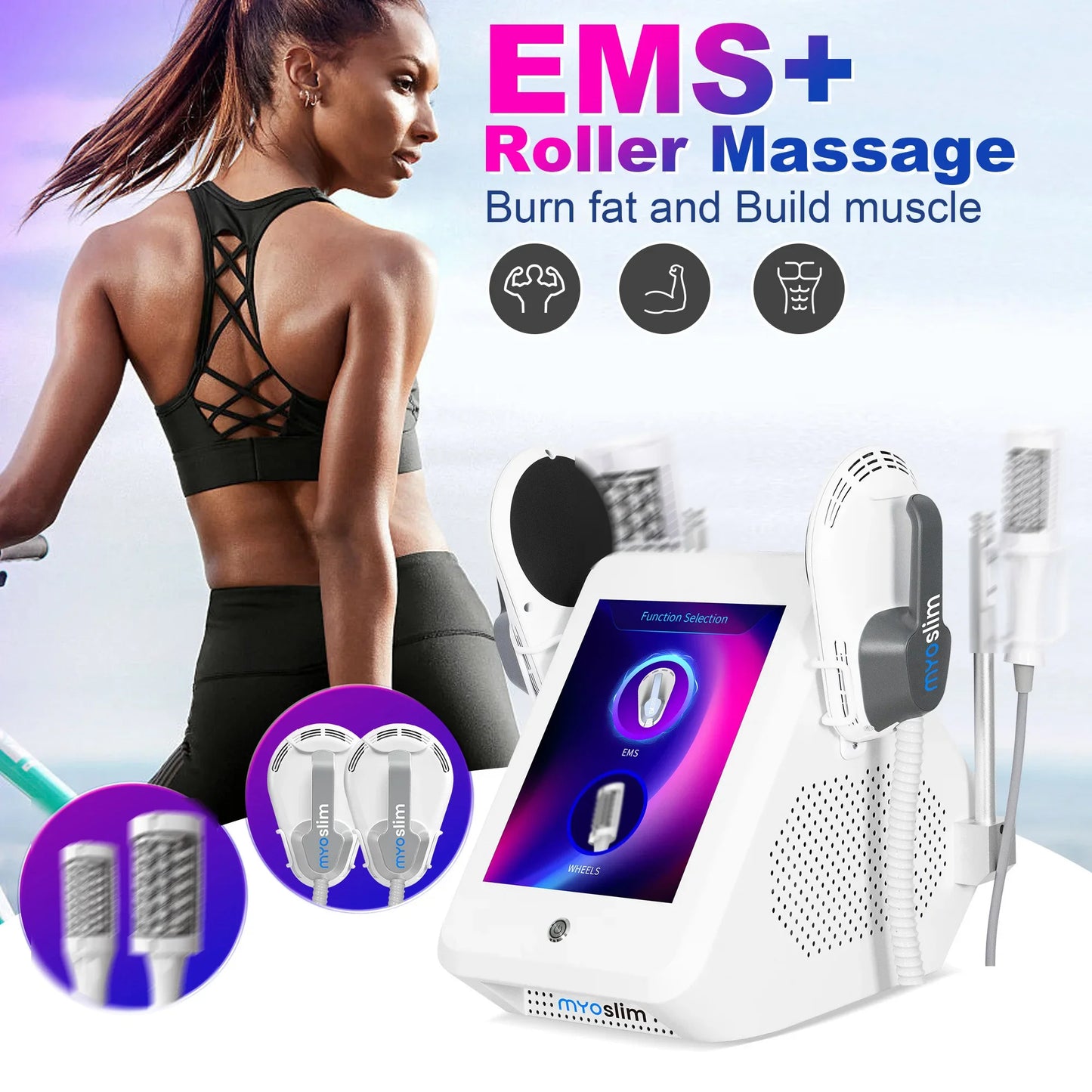 Myoslim 2-In-1 Vacuum Massage For Body Fat Reduction And Relaxation