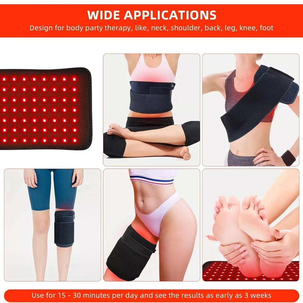 Infrared LED Light Therapy Device For Face And Body Relief