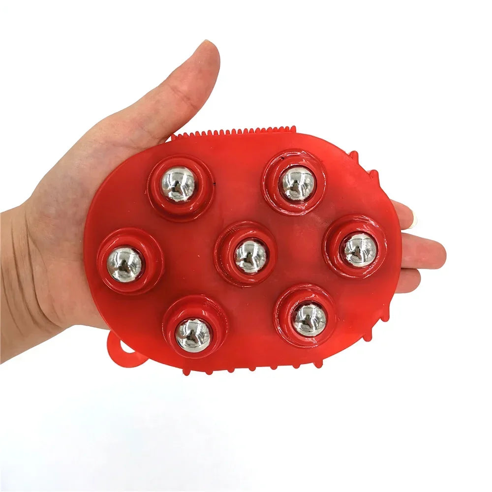 Dawndesslo Roller Ball Body Massage Glove For Muscle Pain Relief