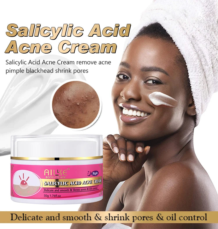 AILKE Organic Acne Face Cream Clear Skin And Oil Control