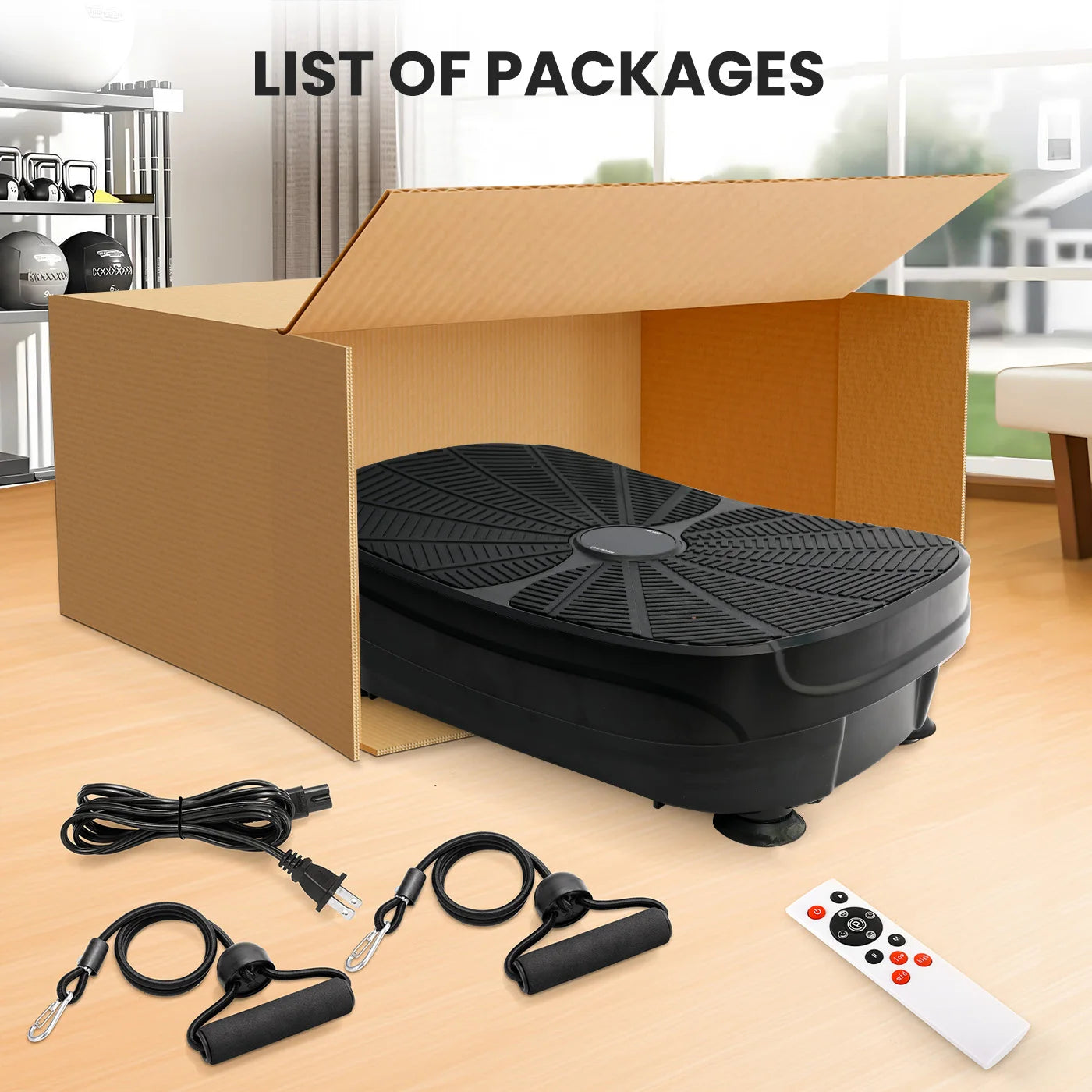 Vibration Plate Exercise Machine For Whole Body Workout And Slimming