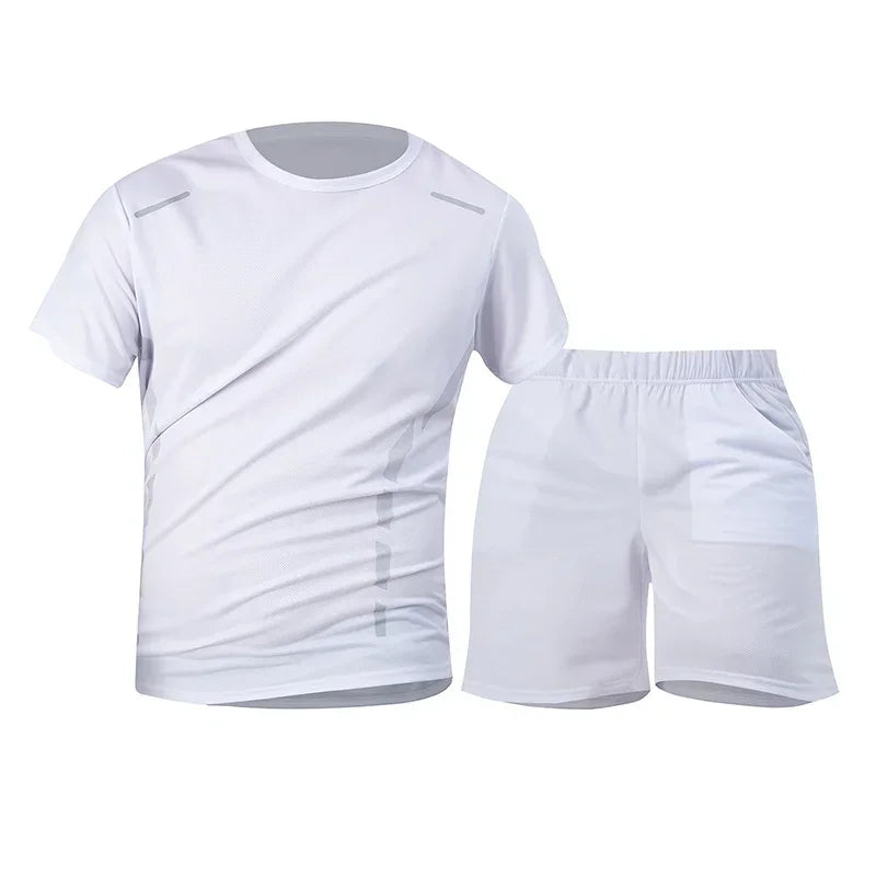 Guizhou Quick Dry Mens Summer Sports Shirt And Shorts