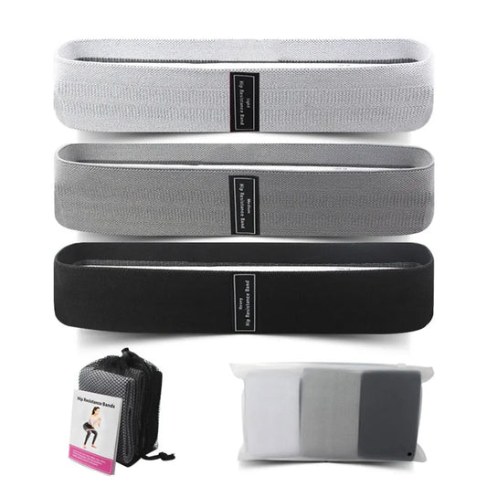 Three Pack Resistance Bands Set Non Slip Booty Bands Workout