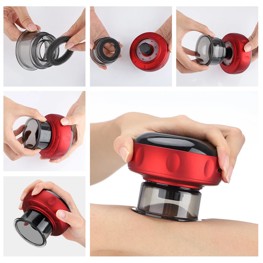Agdoad Smart Cupping Therapy Device With 12 Levels Temperature
