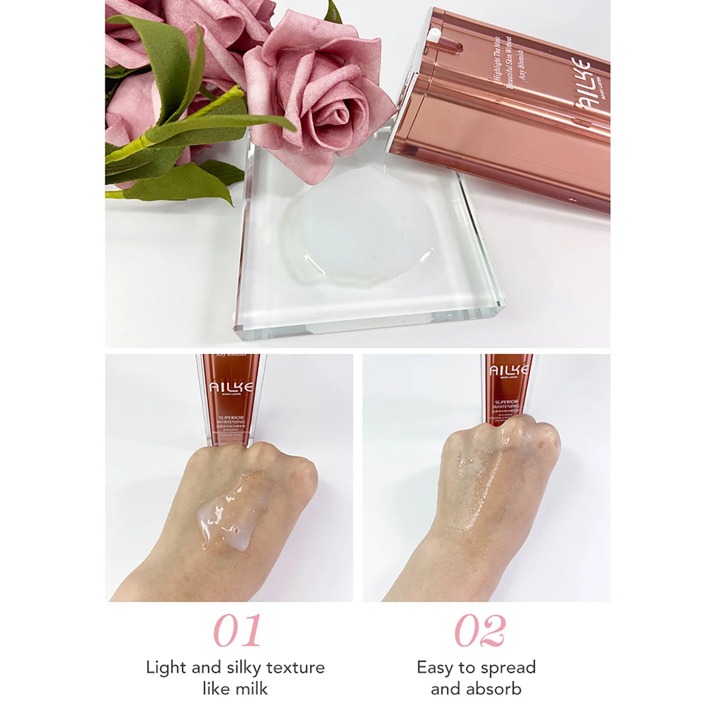 AILKE Super Lightening Face Serum for Brightening Dark Spots Hydration