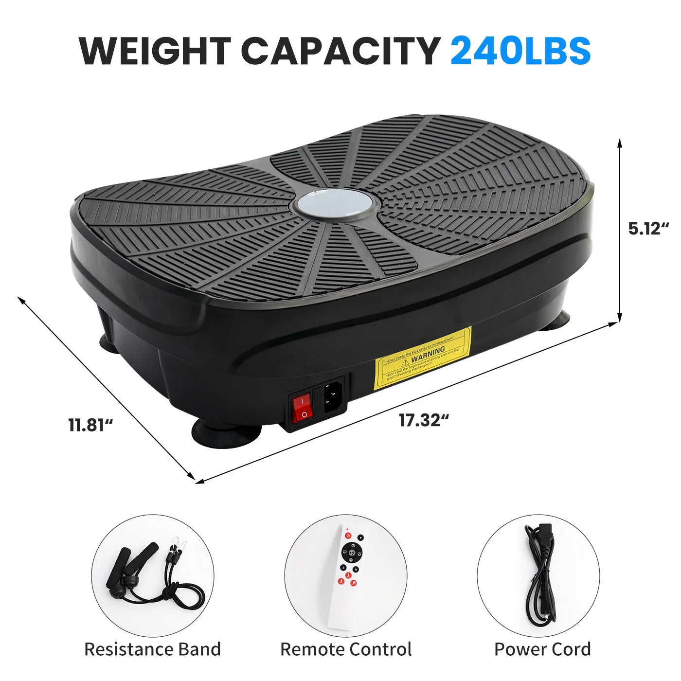 Vibration Plate Exercise Machine For Whole Body Workout And Slimming