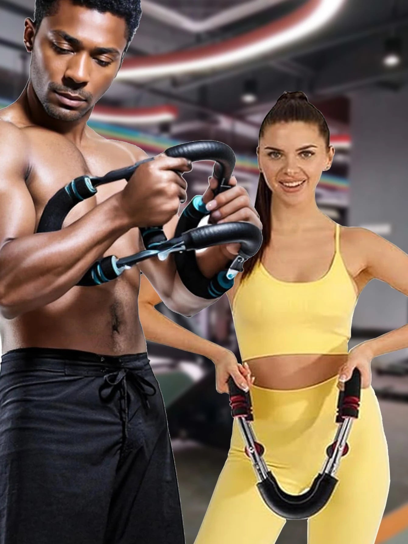Ultimate Arm Trainer Adjustable Chest Expander And Arm Exerciser