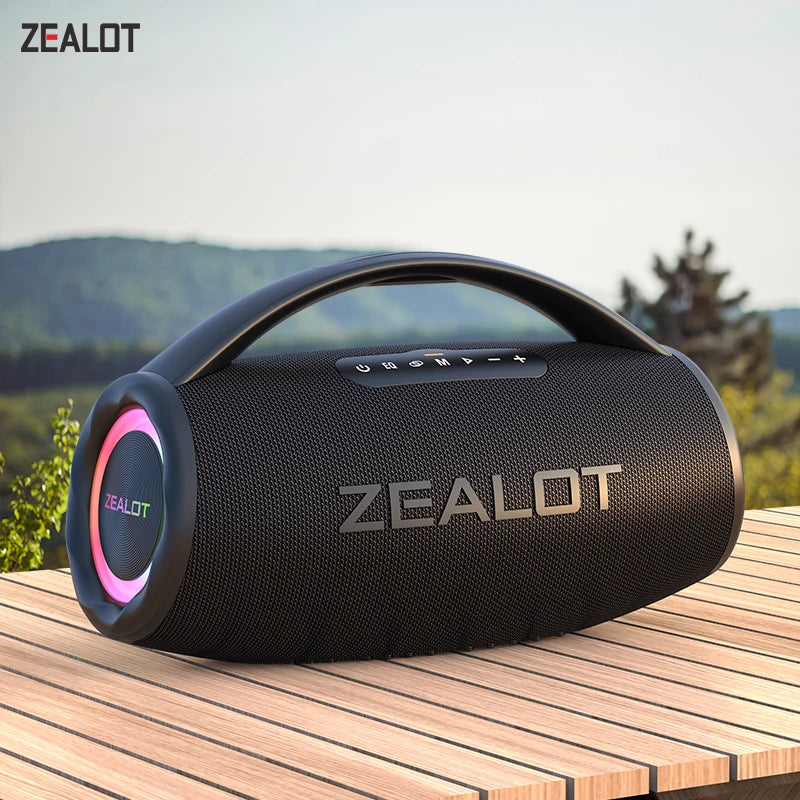 ZEALOT S97 80W Bluetooth Speaker With RGB Lights Subwoofer