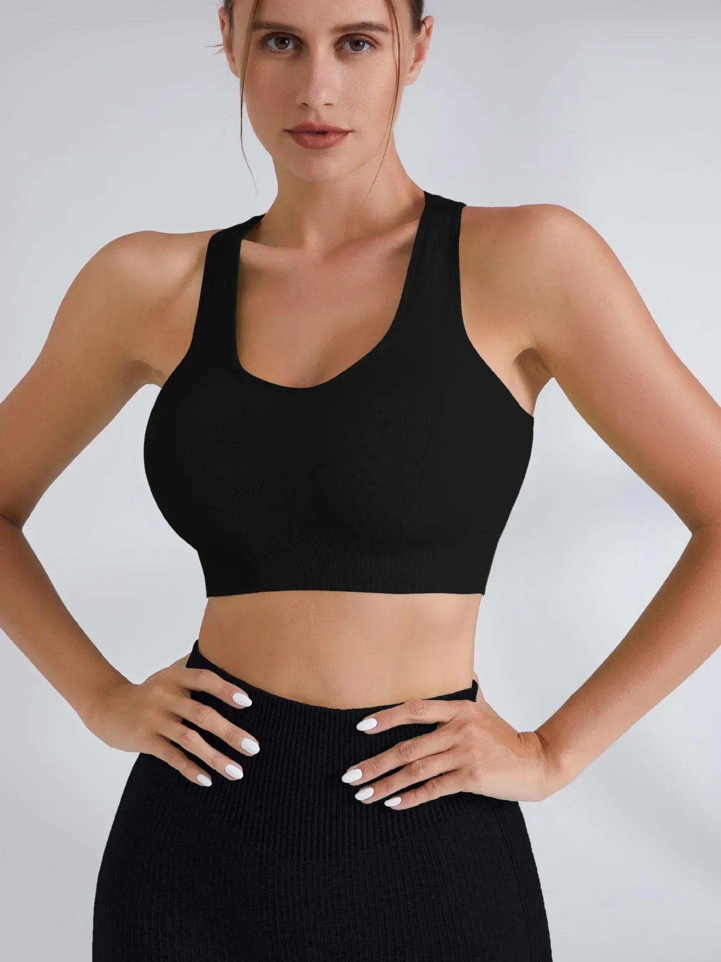 Hebei Quick Dry Yoga Top With Pocket For Women Sportswear