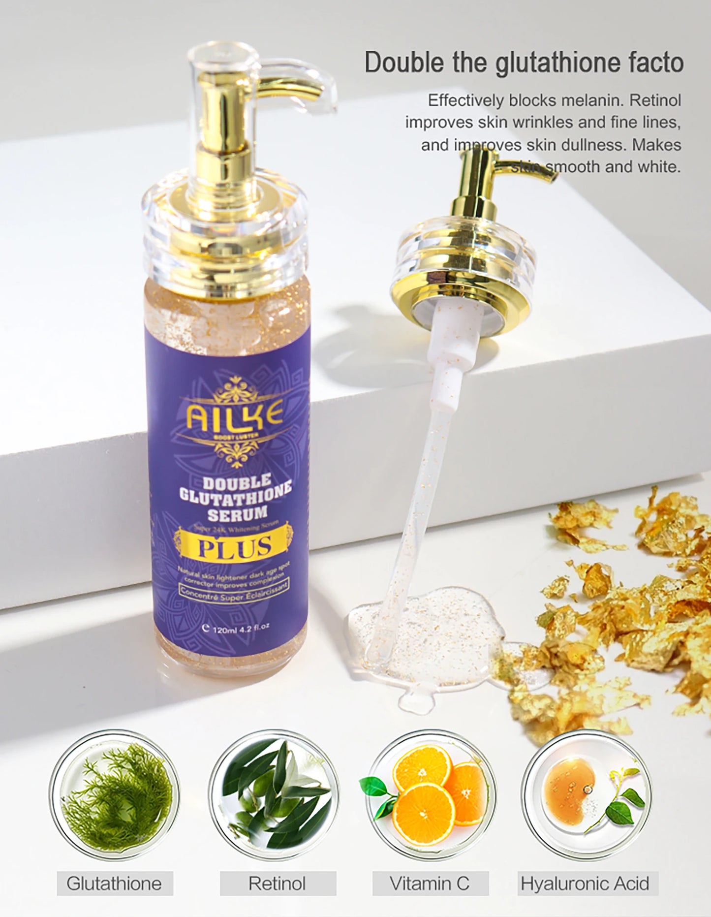 AILKE Anti Black Spots Intensive Serum Brightening for Radiant Complexion